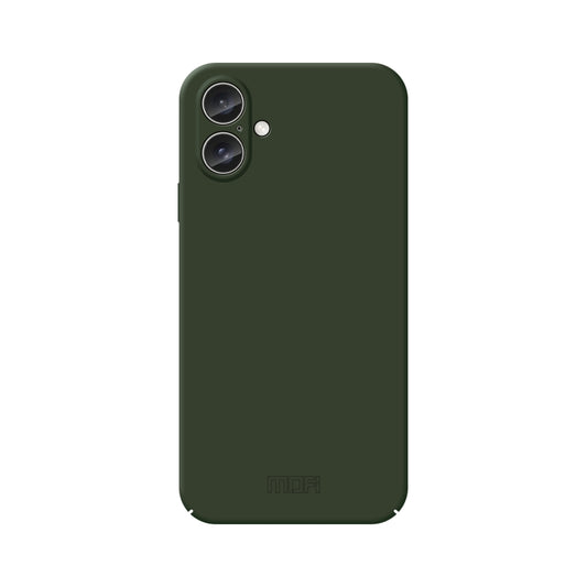 For iPhone 16 MOFI Qin Series Skin Feel All-inclusive PC Phone Case(Green) - iPhone 16 Cases by MOFI | Online Shopping South Africa | PMC Jewellery | Buy Now Pay Later Mobicred