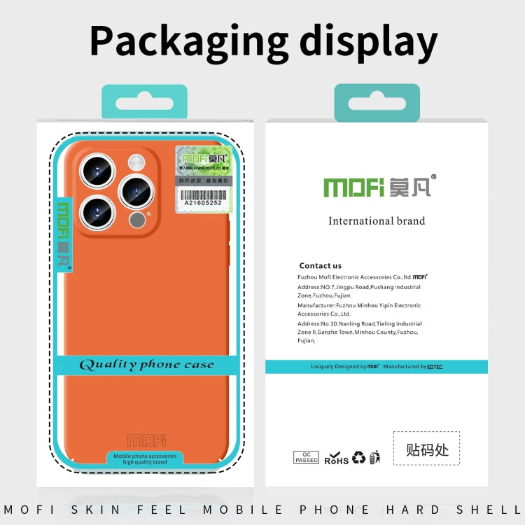 For iPhone 14 Pro Max MOFI Qin Series Skin Feel All-inclusive PC Phone Case(Black) - iPhone 14 Pro Max Cases by MOFI | Online Shopping South Africa | PMC TechLife | Buy Now Pay Later Mobicred