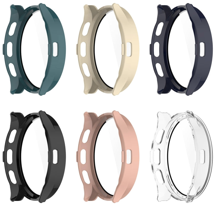 For Garmin Venu 3 PC + Tempered Film Integrated Watch Protective Case(Transparent) - Watch Cases by PMC TechLife | Online Shopping South Africa | PMC TechLife | Buy Now Pay Later Mobicred