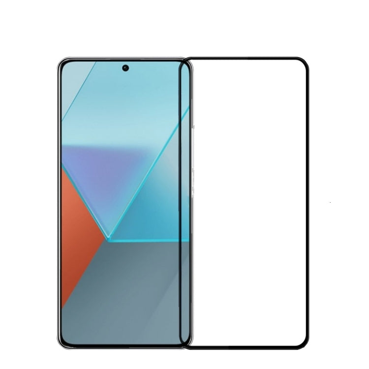 For Redmi Note 13 / Note 13 Pro MOFI 9H 3D Explosion-proof Tempered Glass Film(Black) - Note 13 Pro Tempered Glass by MOFI | Online Shopping South Africa | PMC TechLife