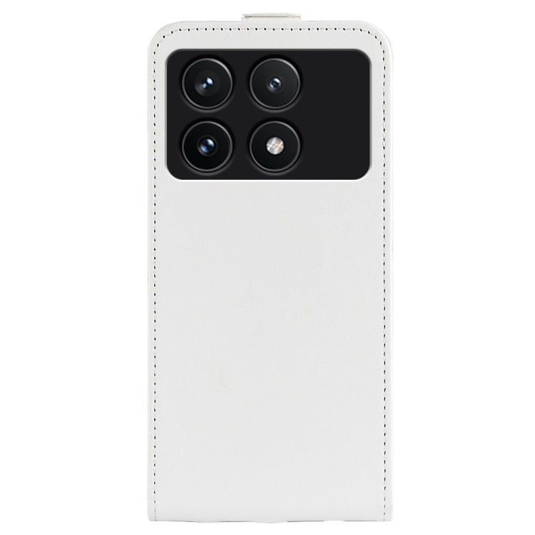 For Xiaomi Redmi K70 R64 Texture Single Vertical Flip Leather Phone Case(White) - K70 Cases by PMC Jewellery | Online Shopping South Africa | PMC Jewellery | Buy Now Pay Later Mobicred