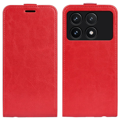 For Xiaomi Redmi K70 R64 Texture Single Vertical Flip Leather Phone Case(Red) - K70 Cases by PMC Jewellery | Online Shopping South Africa | PMC Jewellery | Buy Now Pay Later Mobicred