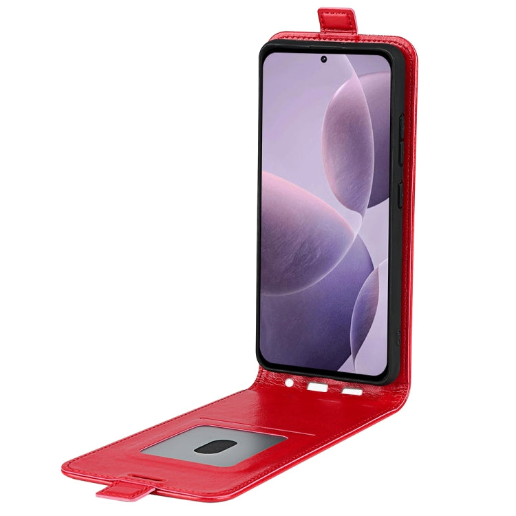 For Xiaomi Redmi K70 R64 Texture Single Vertical Flip Leather Phone Case(Red) - K70 Cases by PMC Jewellery | Online Shopping South Africa | PMC Jewellery | Buy Now Pay Later Mobicred