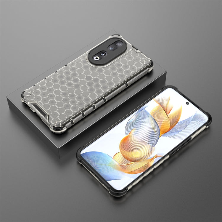 For Honor 90 Shockproof Honeycomb Phone Case(Black) - Honor Cases by PMC TechLife | Online Shopping South Africa | PMC TechLife