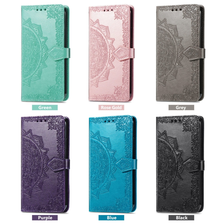 For Realme 11  5G Mandala Flower Embossed Leather Phone Case(Rose Gold) - Realme Cases by PMC TechLife | Online Shopping South Africa | PMC TechLife | Buy Now Pay Later Mobicred