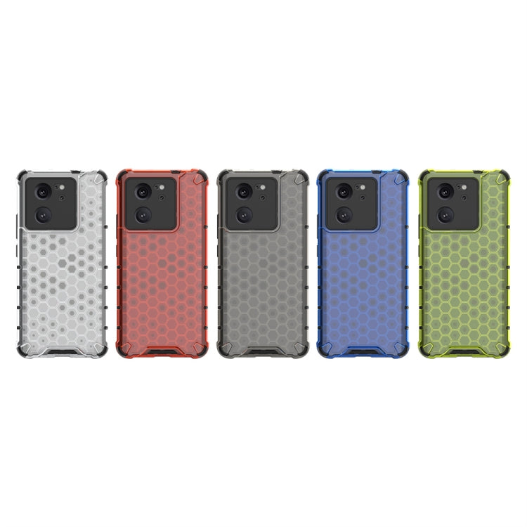 For Xiaomi 13T Shockproof Honeycomb Phone Case(Green) - Xiaomi Cases by PMC TechLife | Online Shopping South Africa | PMC TechLife | Buy Now Pay Later Mobicred