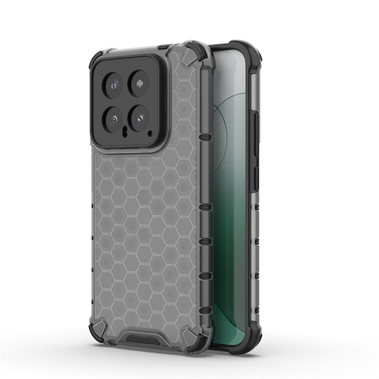 For Xiaomi 14 Shockproof Honeycomb Phone Case(Black) - free shipping - PMC TechLife - Order now!