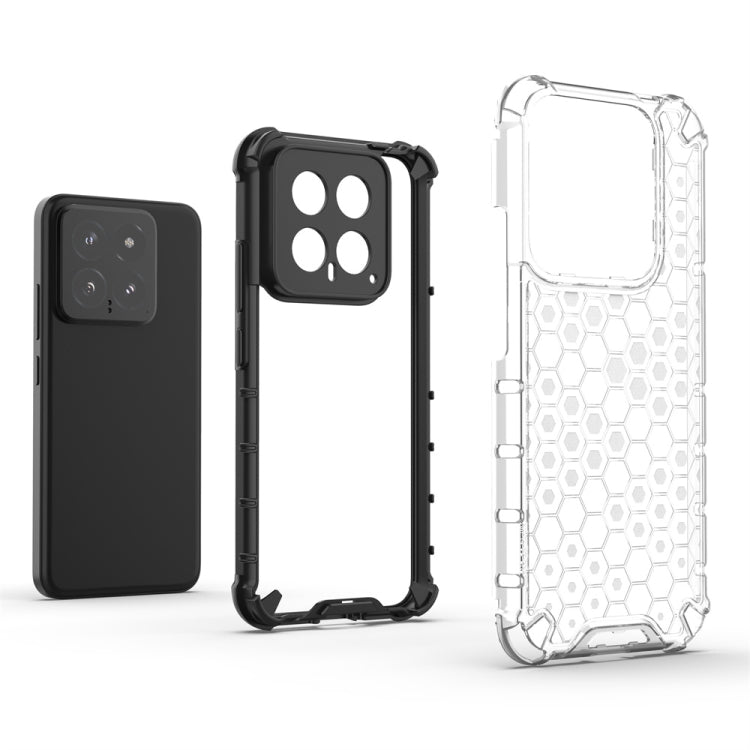 For Xiaomi 14 Shockproof Honeycomb Phone Case(Green) - 14 Cases by PMC TechLife | Online Shopping South Africa | PMC TechLife | Buy Now Pay Later Mobicred