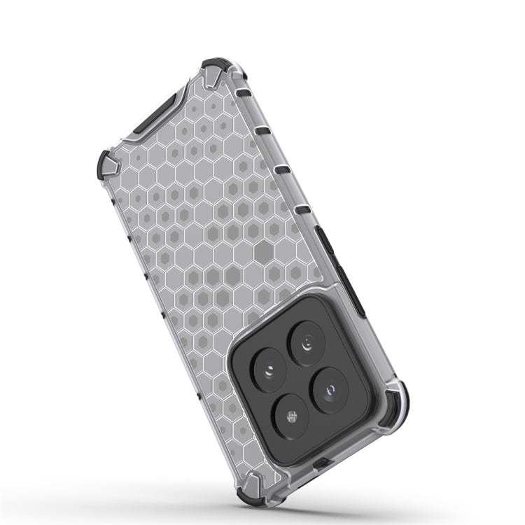 For Xiaomi 14 Pro Shockproof Honeycomb Phone Case(Blue) - 14 Pro Cases by PMC TechLife | Online Shopping South Africa | PMC TechLife | Buy Now Pay Later Mobicred