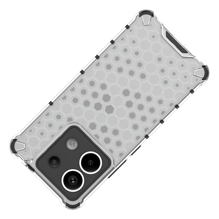 For Xiaomi Poco X6 Shockproof Honeycomb Phone Case(Red) - Xiaomi Cases by PMC TechLife | Online Shopping South Africa | PMC TechLife | Buy Now Pay Later Mobicred