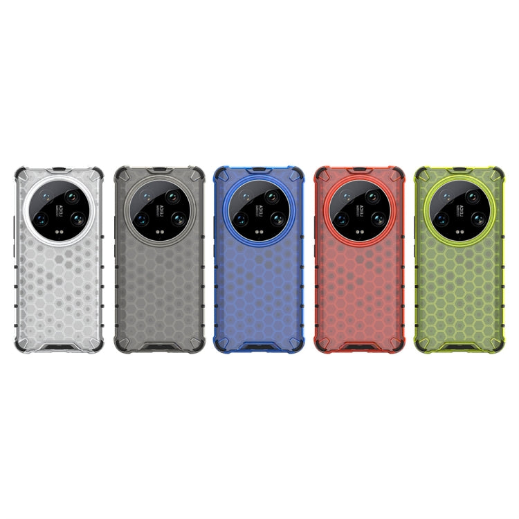 For Xiaomi 14 Ultra Shockproof Honeycomb Phone Case(Black) - 14 Ultra Cases by PMC TechLife | Online Shopping South Africa | PMC TechLife | Buy Now Pay Later Mobicred