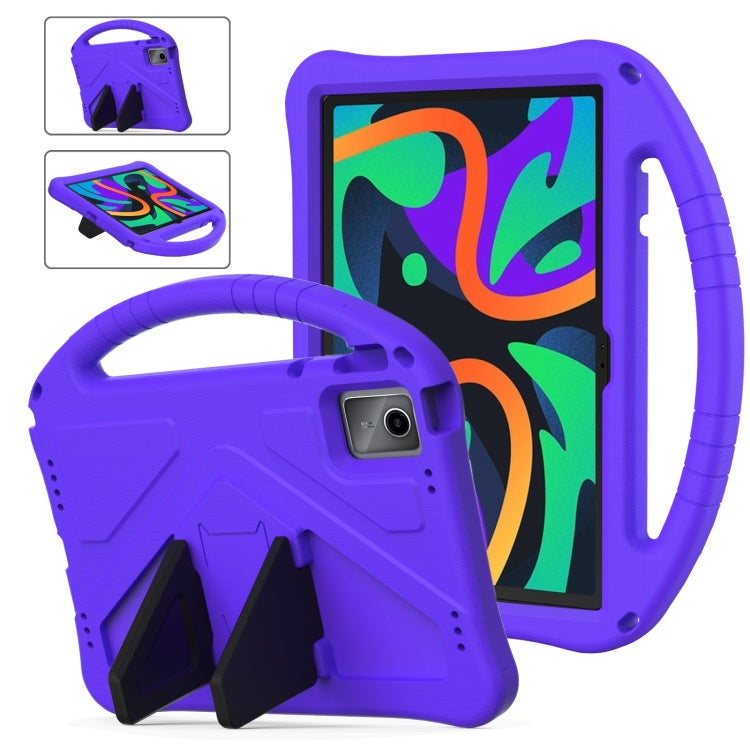 For Lenovo Tab M11 /Xiaoxin Pad 11 2024 EVA Shockproof Tablet Case with Holder(Purple) - Lenovo by PMC Jewellery | Online Shopping South Africa | PMC Jewellery | Buy Now Pay Later Mobicred