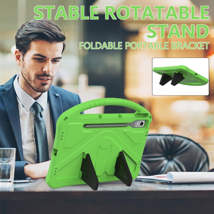 For Lenovo Xiaoxin Pad Pro 12.7 2025 EVA Shockproof Tablet Case with Holder(Green) - free shipping - PMC TechLife - Order now!