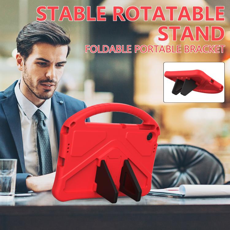 For Lenovo Tab TB-311 / WIFI 10.1 2025 EVA Shockproof Tablet Case with Holder(Red) - Lenovo by PMC TechLife | Online Shopping South Africa | PMC TechLife | Buy Now Pay Later Mobicred
