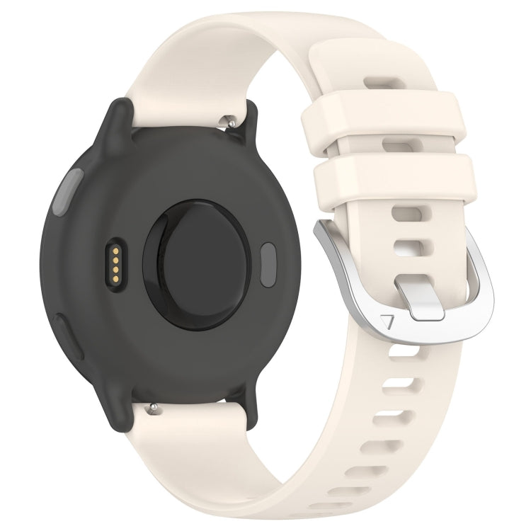 For Garmin Venu SQ2 Liquid Glossy Silver Buckle Silicone Watch Band(Starlight) - free shipping - PMC TechLife - Order now!