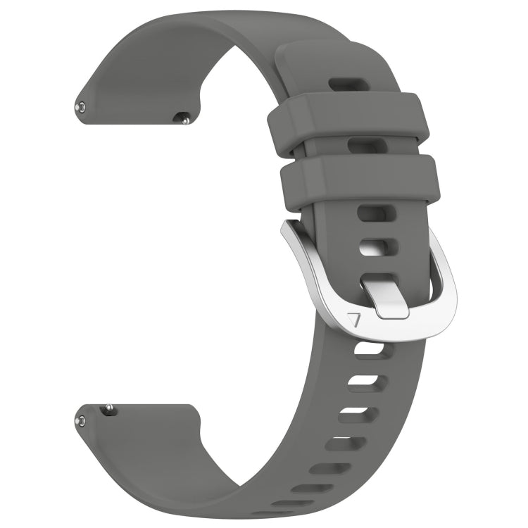 For Garmin Venu 3S Liquid Glossy Silver Buckle Silicone Watch Band(Gray) - free shipping - PMC TechLife - Order now!