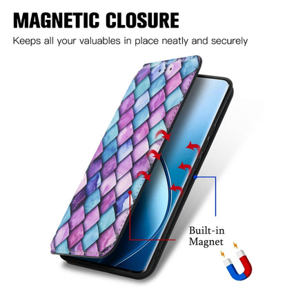 For Realme 12 Pro CaseNeo Colorful Magnetic Leather Phone Case(Emeralds) - Realme Cases by PMC Jewellery | Online Shopping South Africa | PMC Jewellery | Buy Now Pay Later Mobicred
