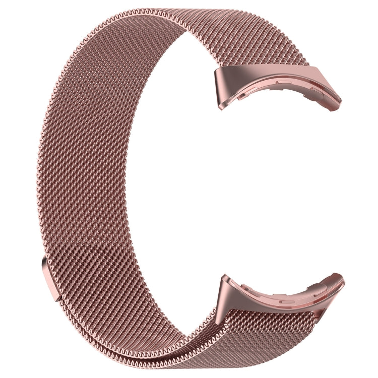 For Google Pixel Watch 2 Milan Magnetic Steel Mesh Watch Band(Pink) - Watch Cases by PMC TechLife | Online Shopping South Africa | PMC TechLife | Buy Now Pay Later Mobicred