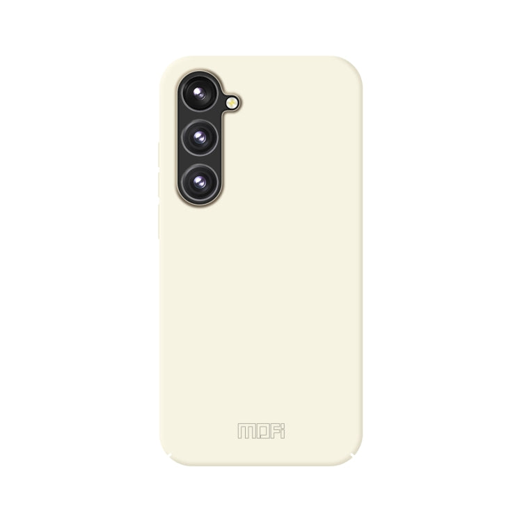 For Samsung Galaxy S23 FE 5G MOFI Qin Series Skin Feel All-inclusive PC Phone Case(Beige) - Galaxy Phone Cases by MOFI | Online Shopping South Africa | PMC Jewellery