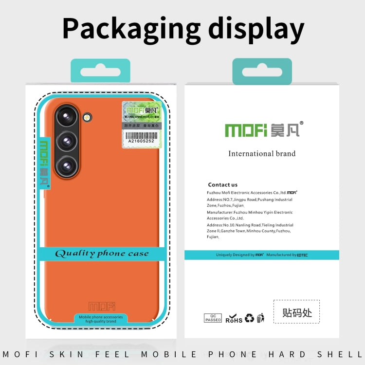 For Samsung Galaxy S23 FE 5G MOFI Qin Series Skin Feel All-inclusive PC Phone Case(Black) - Galaxy Phone Cases by MOFI | Online Shopping South Africa | PMC Jewellery