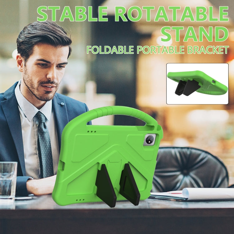 For Teclast M40 SE 2022 EVA Shockproof Tablet Case with Holder(Green) - Teclast by PMC TechLife | Online Shopping South Africa | PMC TechLife | Buy Now Pay Later Mobicred