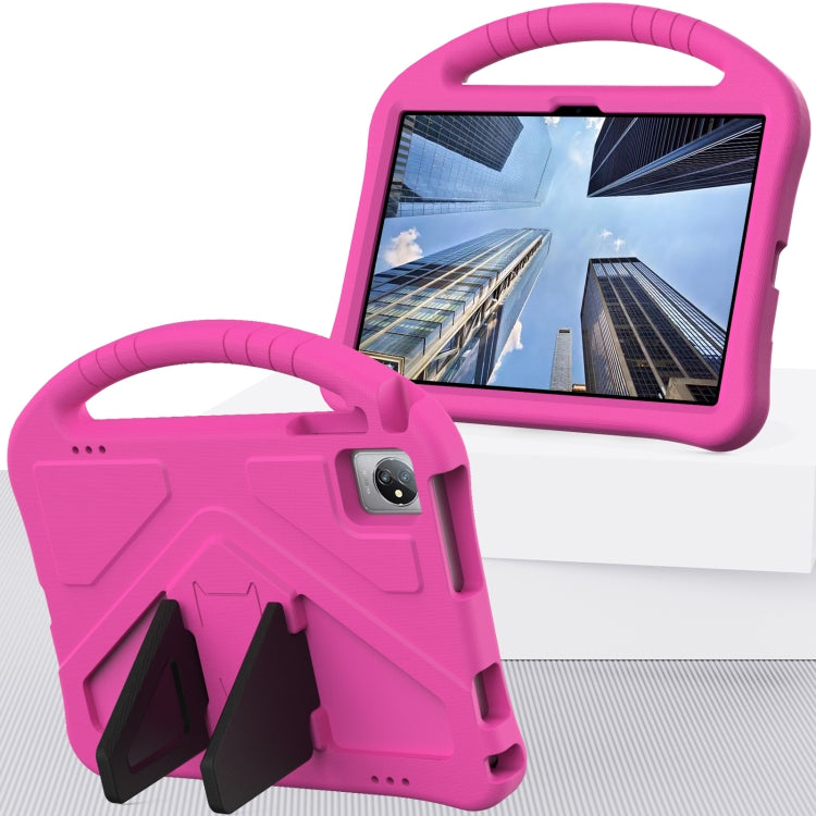 For Blackview Tab 8 2020 EVA Shockproof Tablet Case with Holder(Rose Red) - Others by PMC TechLife | Online Shopping South Africa | PMC TechLife
