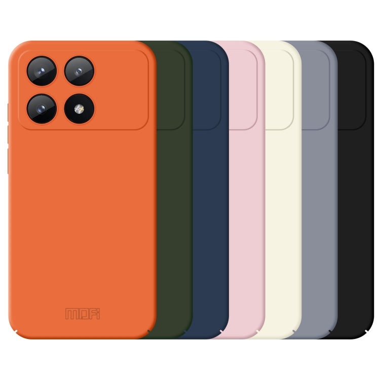 For Xiaomi Redmi K70E MOFI Qin Series Skin Feel All-inclusive PC Phone Case(Orange) - K70E Cases by MOFI | Online Shopping South Africa | PMC Jewellery