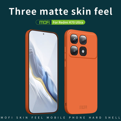 For Xiaomi Redmi K70 Ultra MOFI Qin Series Skin Feel All-inclusive PC Phone Case(Beige) - Xiaomi Cases by MOFI | Online Shopping South Africa | PMC Jewellery | Buy Now Pay Later Mobicred