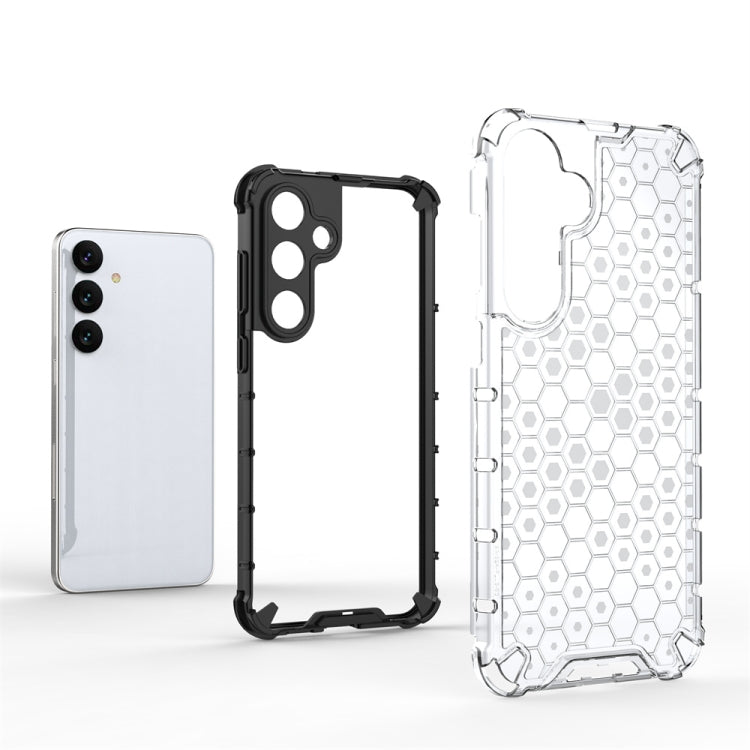 For Samsung Galaxy S24+ 5G Shockproof Honeycomb Phone Case(White) - Galaxy S24+ 5G Cases by PMC TechLife | Online Shopping South Africa | PMC TechLife