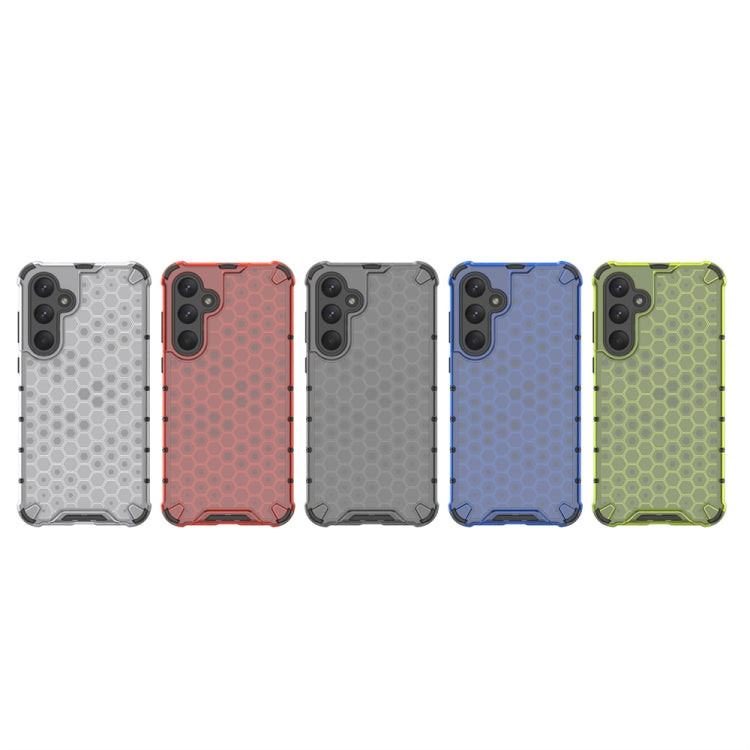 For Samsung Galaxy A55 Shockproof Honeycomb Phone Case(White) - Galaxy Phone Cases by PMC TechLife | Online Shopping South Africa | PMC TechLife