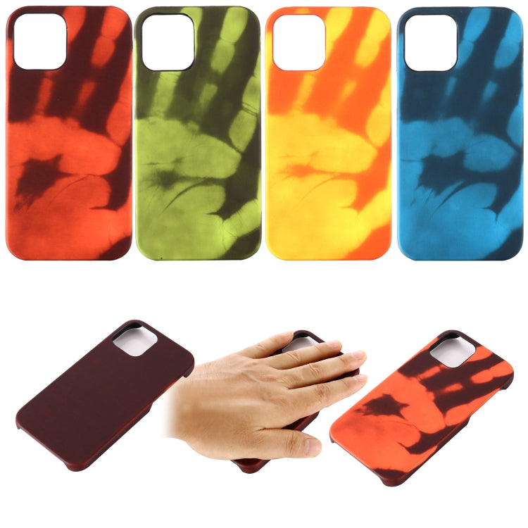 For iPhone 15 Pro Thermal Sensor Discoloration Silicone Phone Case(Black Green) - iPhone 15 Pro Cases by PMC TechLife | Online Shopping South Africa | PMC TechLife
