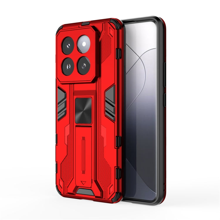 For Xiaomi 14 Pro Supersonic Armor PC Hybrid TPU Phone Case(Red) - 14 Pro Cases by PMC Jewellery | Online Shopping South Africa | PMC Jewellery | Buy Now Pay Later Mobicred