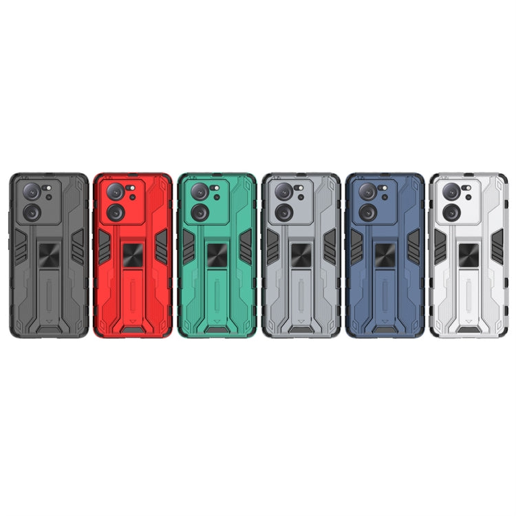 For Xiaomi 13T Supersonic Armor PC Hybrid TPU Phone Case(Green) - Xiaomi Cases by PMC TechLife | Online Shopping South Africa | PMC TechLife | Buy Now Pay Later Mobicred