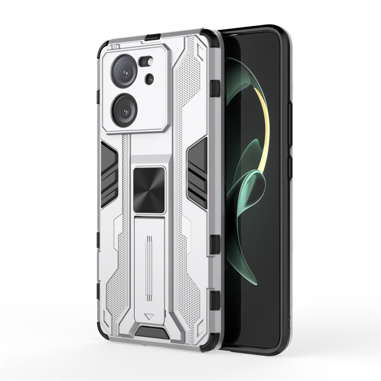 For Xiaomi 13T Pro Supersonic Armor PC Hybrid TPU Phone Case(Silver) - Xiaomi Cases by PMC TechLife | Online Shopping South Africa | PMC TechLife | Buy Now Pay Later Mobicred