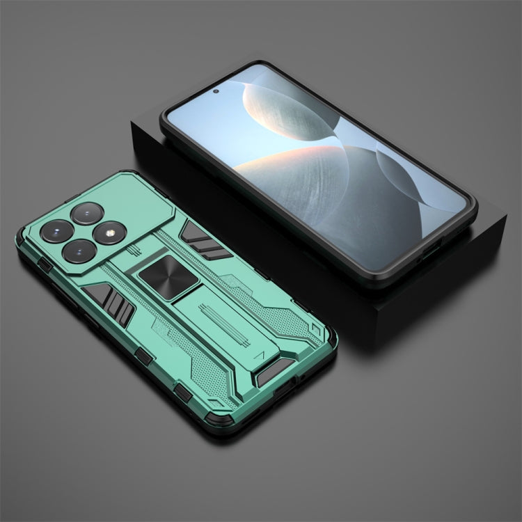For Redmi K70 Pro Supersonic Armor PC Hybrid TPU Phone Case(Green) - free shipping - PMC TechLife - Order now!