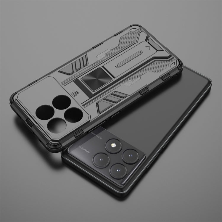 For Redmi K70E Supersonic Armor PC Hybrid TPU Phone Case(Silver) - K70E Cases by PMC TechLife | Online Shopping South Africa | PMC TechLife | Buy Now Pay Later Mobicred