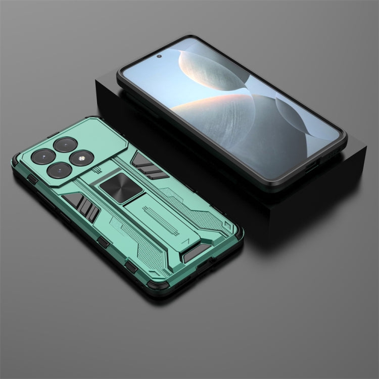 For Xiaomi Poco X6 Pro Supersonic Armor PC Hybrid TPU Phone Case(Green) - Xiaomi Cases by PMC TechLife | Online Shopping South Africa | PMC TechLife | Buy Now Pay Later Mobicred