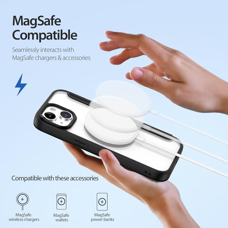 For iPhone 16 Plus RFID Blocking Adsorption Flip MagSafe Leather Phone Case(Purple) - iPhone 16 Plus Cases by PMC TechLife | Online Shopping South Africa | PMC TechLife | Buy Now Pay Later Mobicred