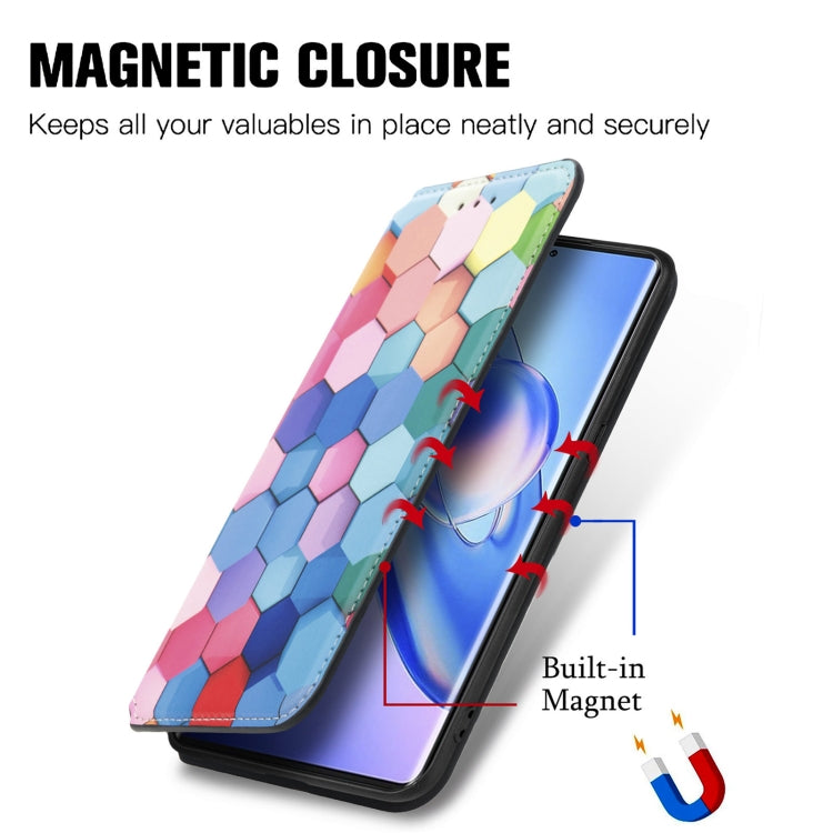 For Blackview A200 Pro CaseNeo Colorful Magnetic Leather Phone Case(Colorful Cube) - More Brand by PMC Jewellery | Online Shopping South Africa | PMC Jewellery