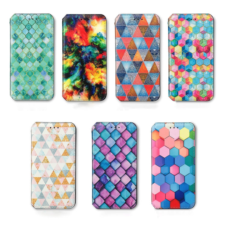 For Blackview A200 Pro CaseNeo Colorful Magnetic Leather Phone Case(Rhombus) - More Brand by PMC Jewellery | Online Shopping South Africa | PMC Jewellery