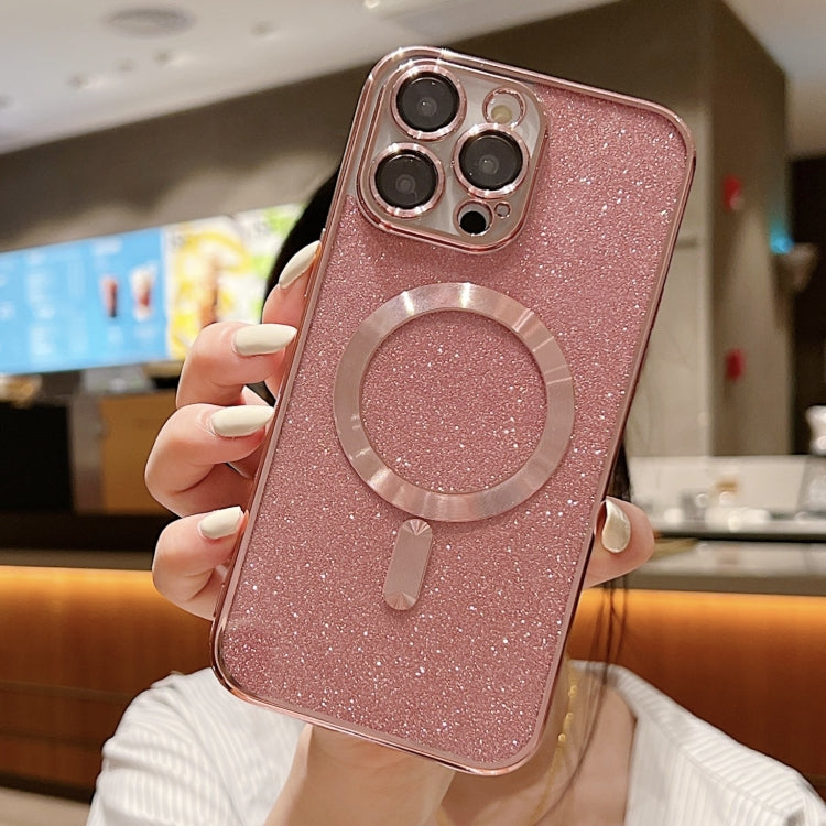 For iPhone 16 Pro Glitter Electroplating MagSafe TPU Phone Case(Rose  Gold) - free shipping - PMC TechLife - Order now!