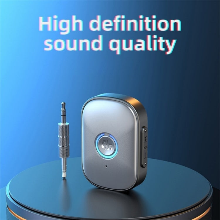 Portable Mini BT 5.3 Receiver Car Audio Adapter Hands-Free AUX Car Bluetooth Receiver - Bluetooth Car Kits by PMC TechLife | Online Shopping South Africa | PMC TechLife | Buy Now Pay Later Mobicred
