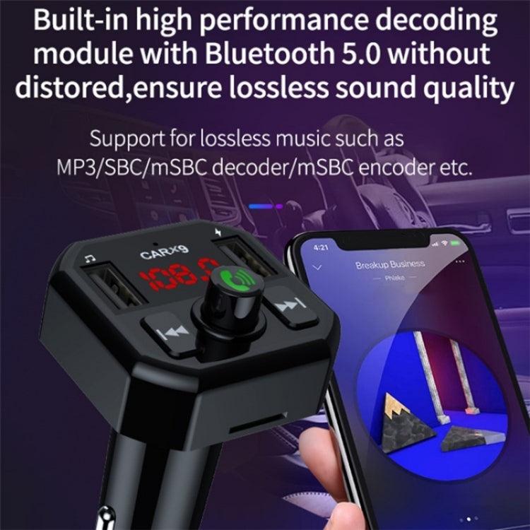 Dual USB Ports Car MP3 Player Automatic Power-off Memory Bluetooth Call FM Transmitter - Bluetooth Car Kits by PMC TechLife | Online Shopping South Africa | PMC TechLife | Buy Now Pay Later Mobicred