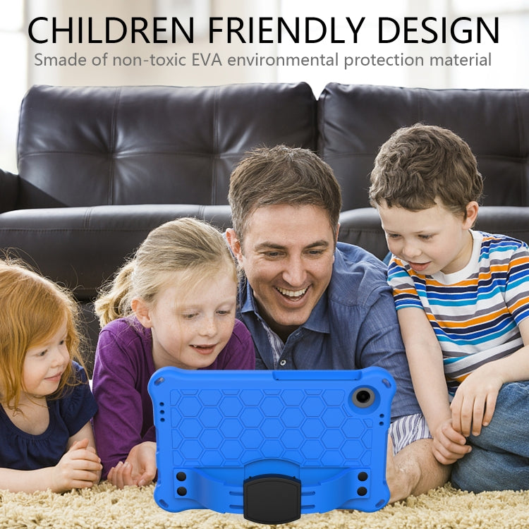 For Blackview Tab 60 8.7 2023 Honeycomb EVA Hybrid PC Tablet Case with Strap(Blue+Black) - Others by PMC TechLife | Online Shopping South Africa | PMC TechLife