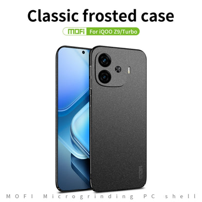 For vivo iQOO Z9 Turbo / iQOO Z9 MOFI Fandun Series Frosted PC Ultra-thin All-inclusive Phone Case(Gray) - vivo Cases by MOFI | Online Shopping South Africa | PMC Jewellery | Buy Now Pay Later Mobicred