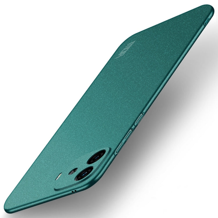 For vivo iQOO Z9 Turbo / iQOO Z9 MOFI Fandun Series Frosted PC Ultra-thin All-inclusive Phone Case(Green) - vivo Cases by MOFI | Online Shopping South Africa | PMC Jewellery | Buy Now Pay Later Mobicred