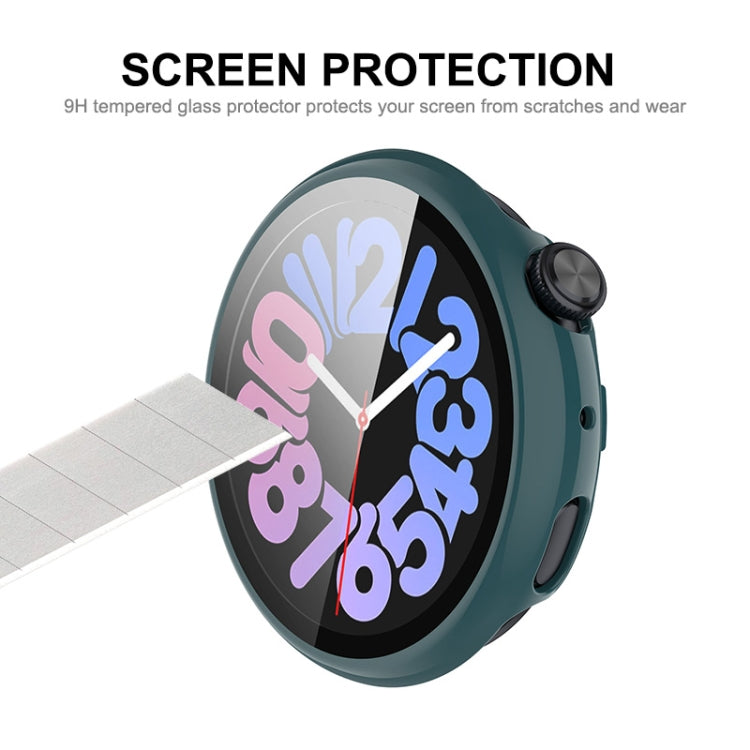 For vivo Watch 3 ENKAY Hat-Prince Full Coverage PC + Tempered Glass Film Integrated Watch Case(Dark Green) - Watch Case by ENKAY | Online Shopping South Africa | PMC Jewellery | Buy Now Pay Later Mobicred