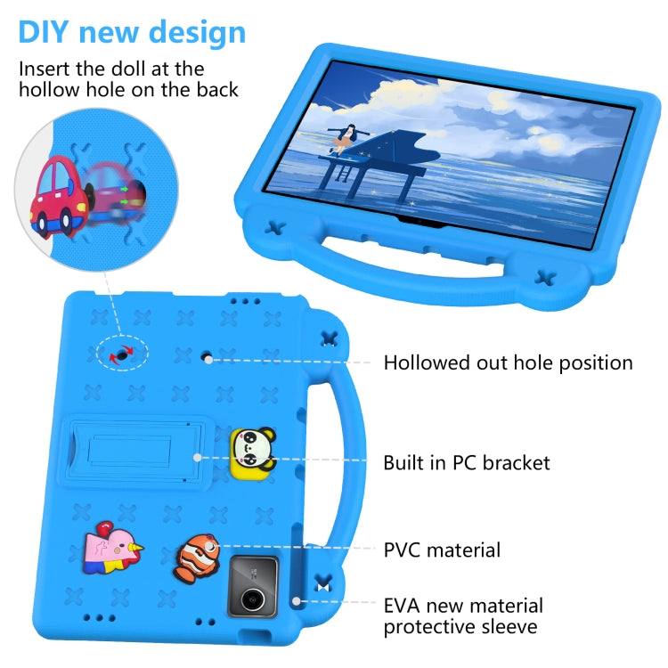 For TCL Nxt Pader 11 2023 Handle Kickstand Children EVA Shockproof Tablet Case(Sky Blue) - Others by PMC TechLife | Online Shopping South Africa | PMC TechLife | Buy Now Pay Later Mobicred