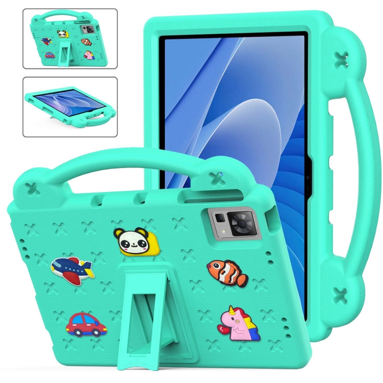 For DOOGEE T30 Pro 11 2023 Handle Kickstand Children EVA Shockproof Tablet Case(Mint Green) - Others by PMC Jewellery | Online Shopping South Africa | PMC Jewellery | Buy Now Pay Later Mobicred