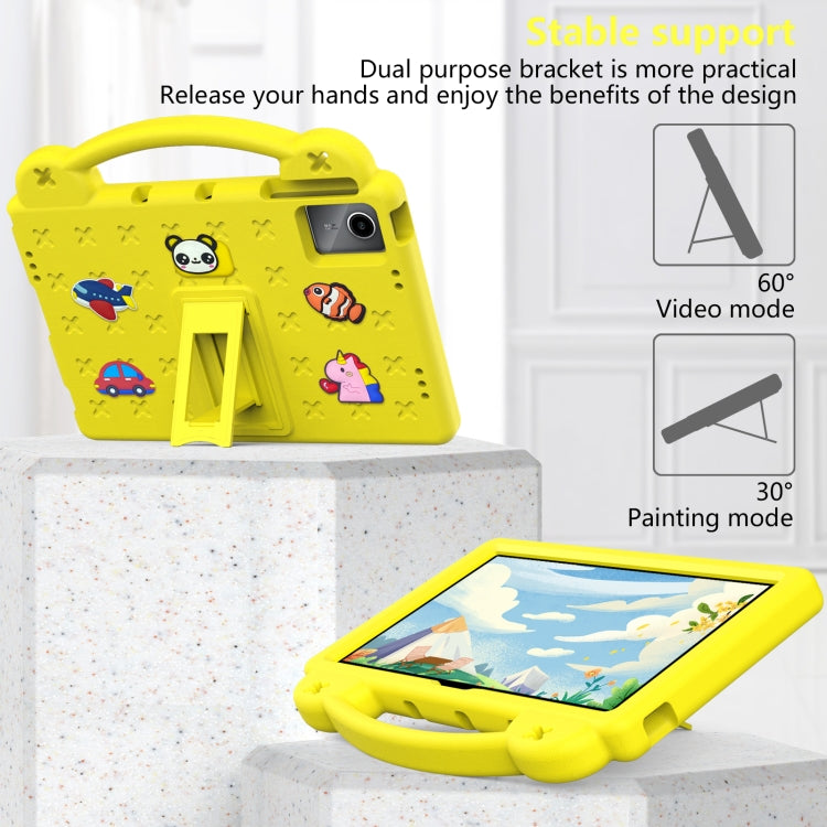 For Huawei MetePad 11 2023 / 2021 Handle Kickstand Children EVA Shockproof Tablet Case(Yellow) - Huawei by PMC TechLife | Online Shopping South Africa | PMC TechLife | Buy Now Pay Later Mobicred